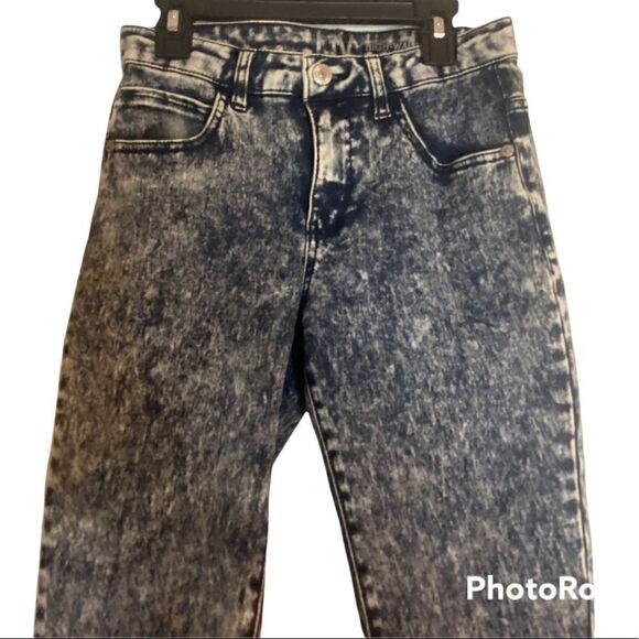 Delia’s Women’s 90’s Vibe Dark Denim Acid Wash High-Waist Jeans Size 3 - Picture 7 of 12